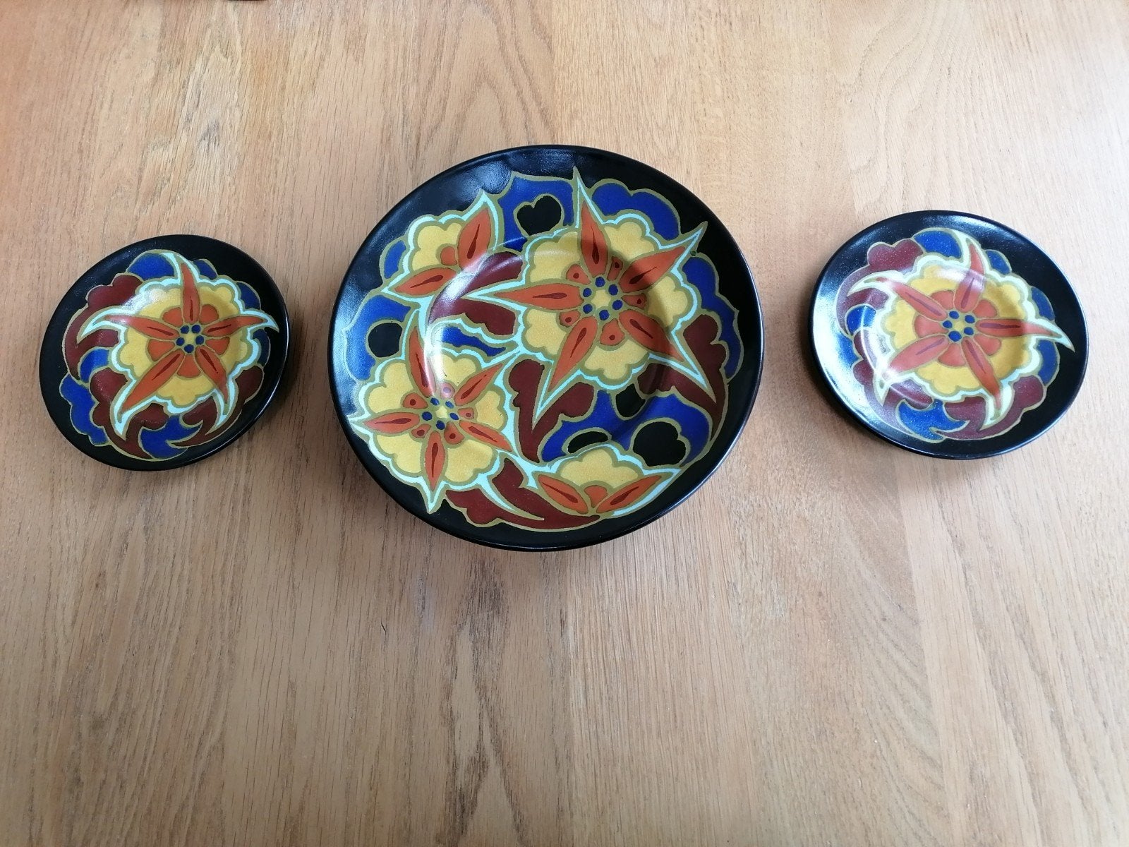 Set van 3 Remuzio Gelria Arnhem Holland sierborden, Ophalen of Verzenden