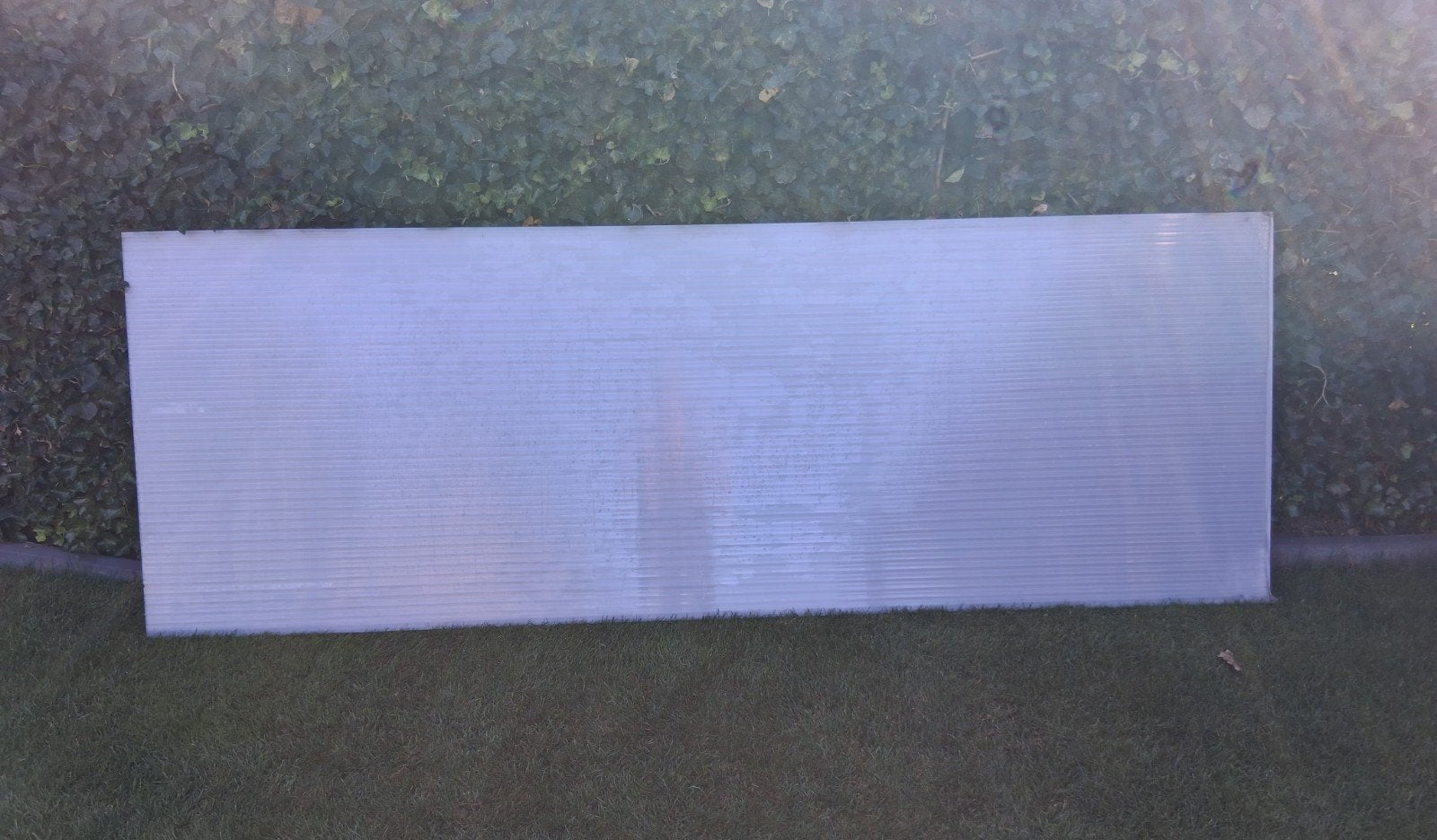 4x Opaal Polycarbonaat 16mm – 2800x980 mm – €75, Ophalen, Gebruikt, Veranda