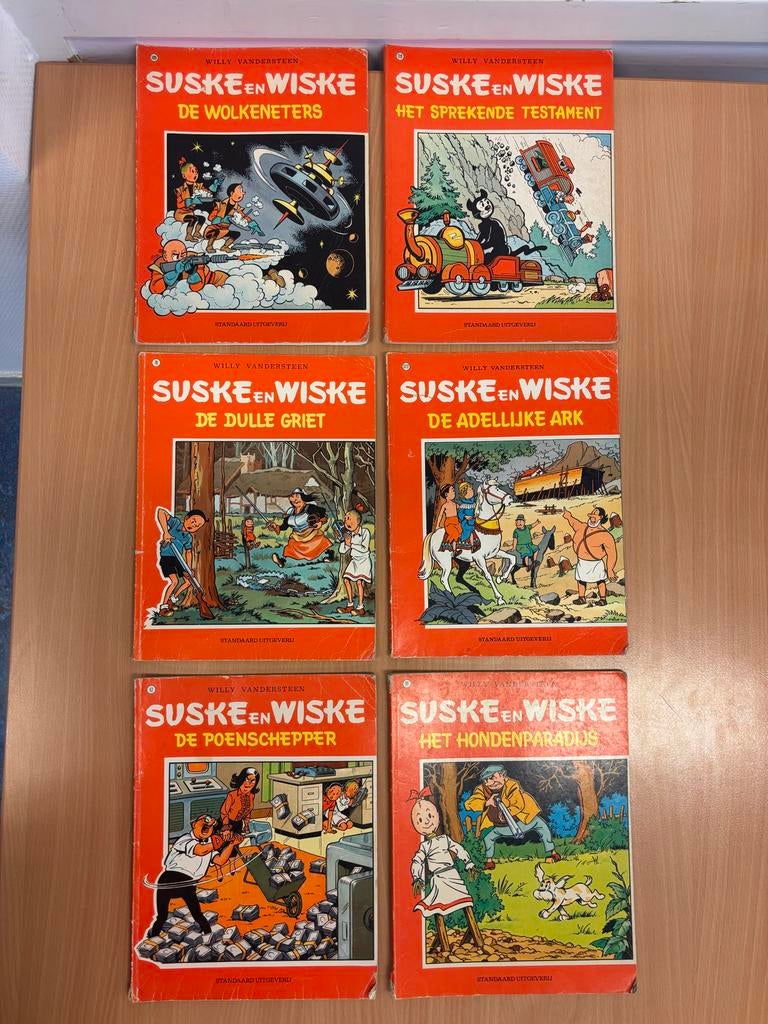 Suske en Wiske Stripboeken Collectie (6 stuks), Meerdere stripboeken, Ophalen of Verzenden, Gelezen