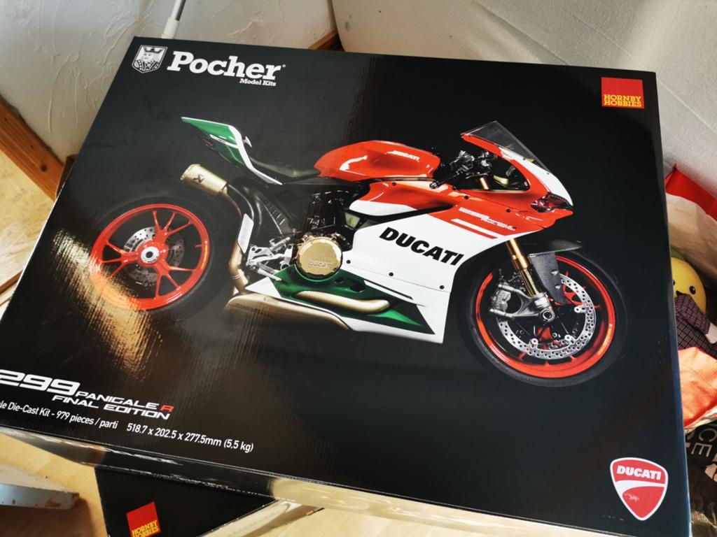 Pocher Ducati 1299 paginale R Finale Edition in 1 op 4, Ophalen of Verzenden, Nieuw, Groter dan 1:32, Overige merken