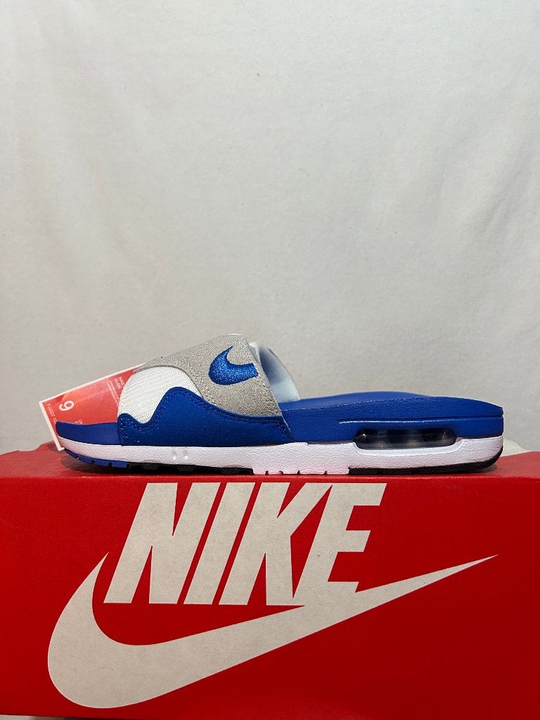 NIEUW! Maat 42,5 - Nike Air Max 1 Slide Royal Blue