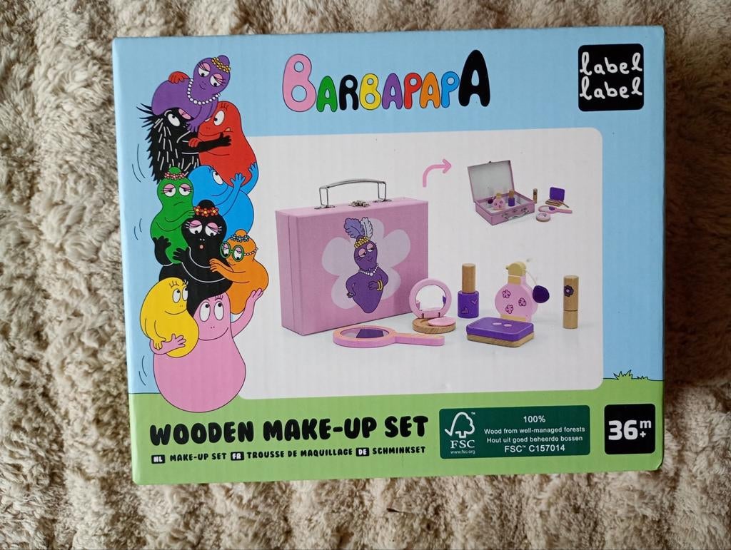 Barbapapa houten make-up set., Kinderen en Baby's, Speelgoed | Houten speelgoed, Ophalen of Verzenden, Nieuw