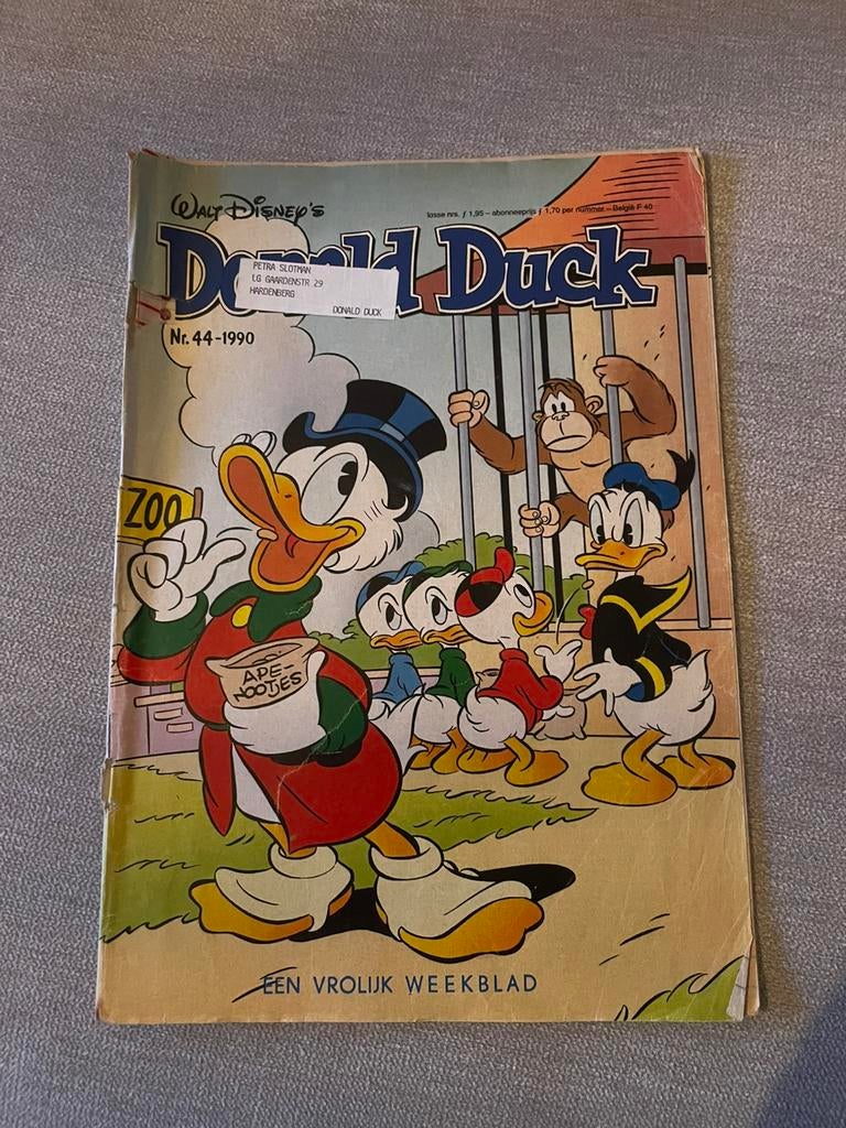Donald duck 1990 - nr 44, Eén stripboek, Ophalen of Verzenden, Zo goed als nieuw