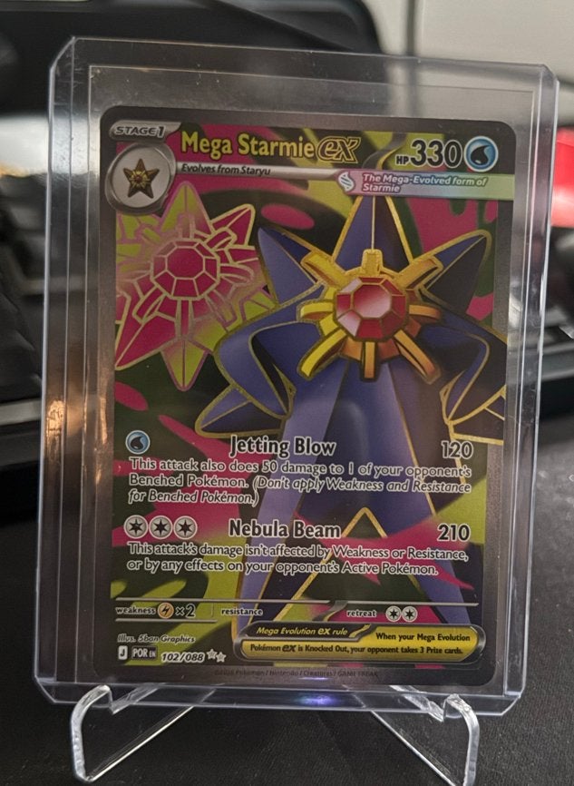 Mega Starmie Full Art - Perfect order - Pokemon kaart, Ophalen of Verzenden, Nieuw, Losse kaart