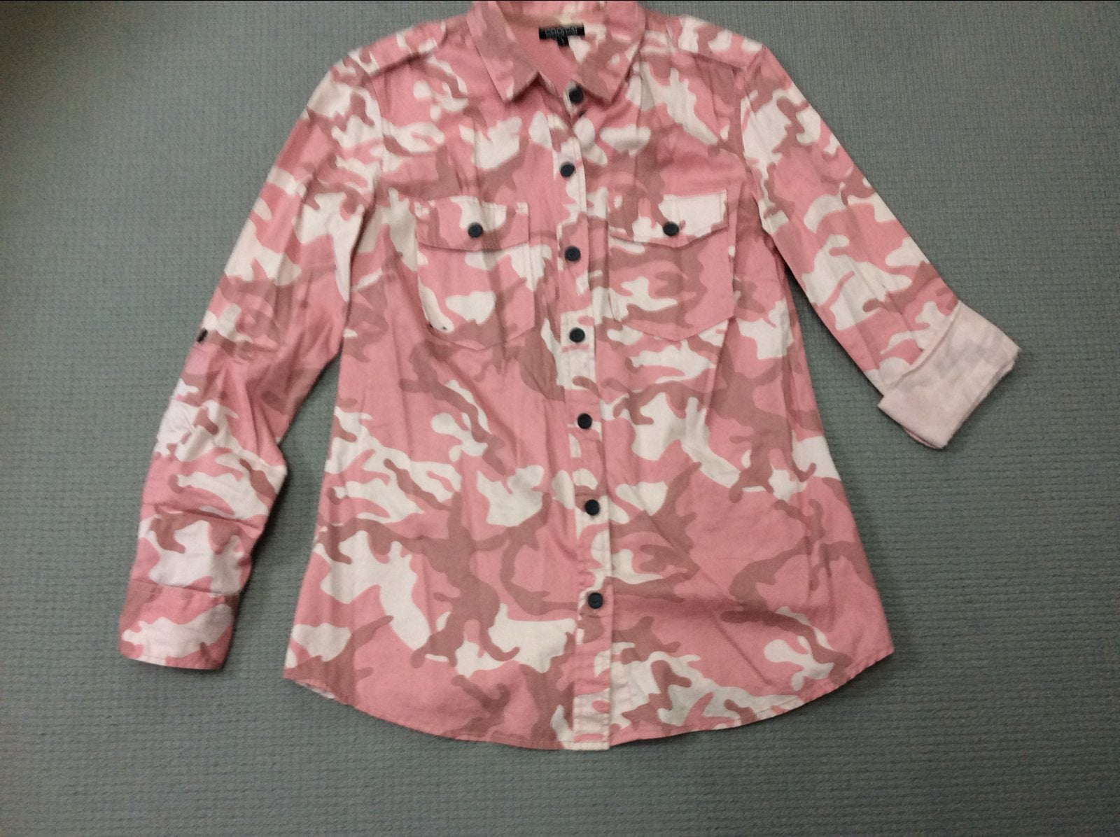 COOLCAT Overhemd/Blouse Roze Camouflage Maat 170/176, Ophalen of Verzenden, Zo goed als nieuw, Meisje