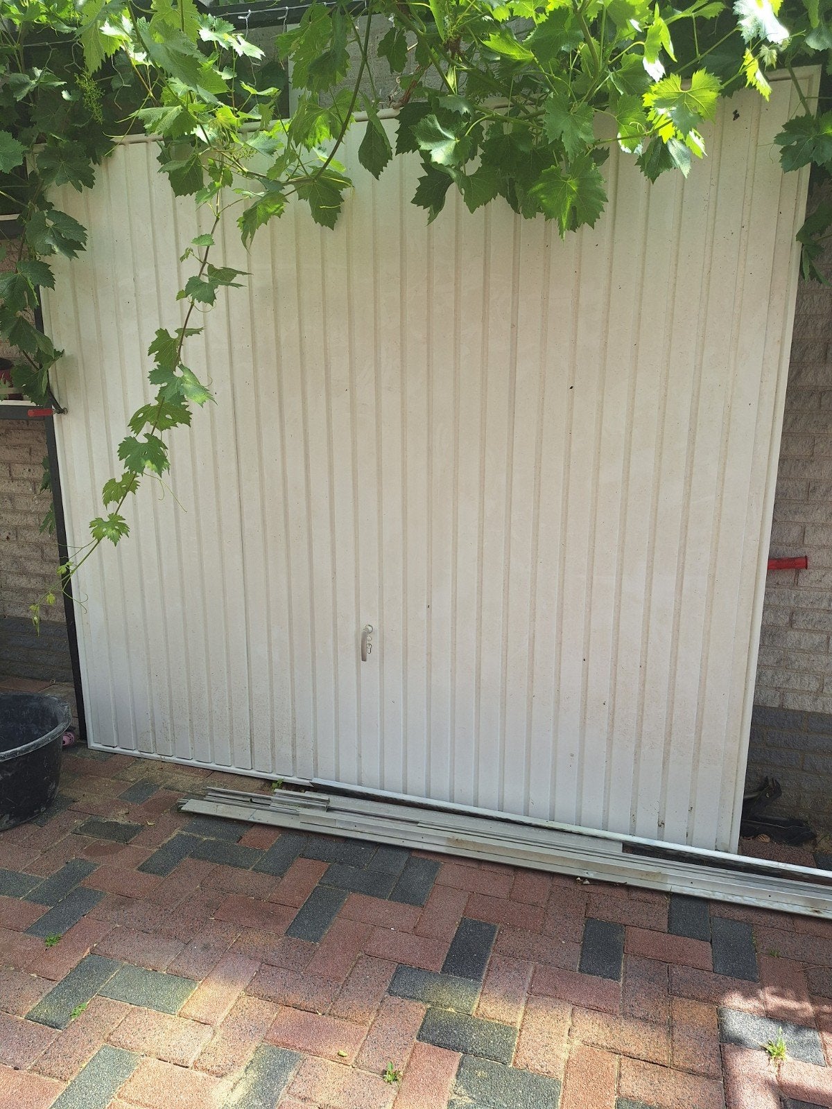 Garage deur, Ophalen, Gebruikt, Garagedeur, 120 cm of meer