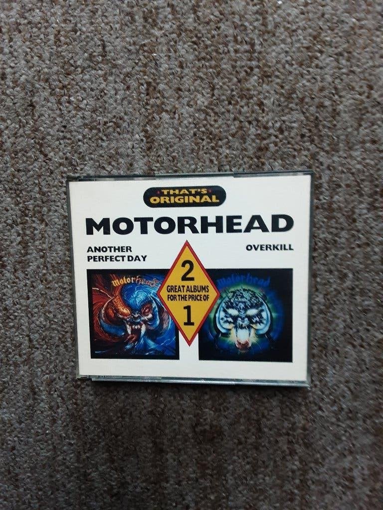 dubbel CD Motorhead another perfect day/overkill, Ophalen, Zo goed als nieuw, Hardrock