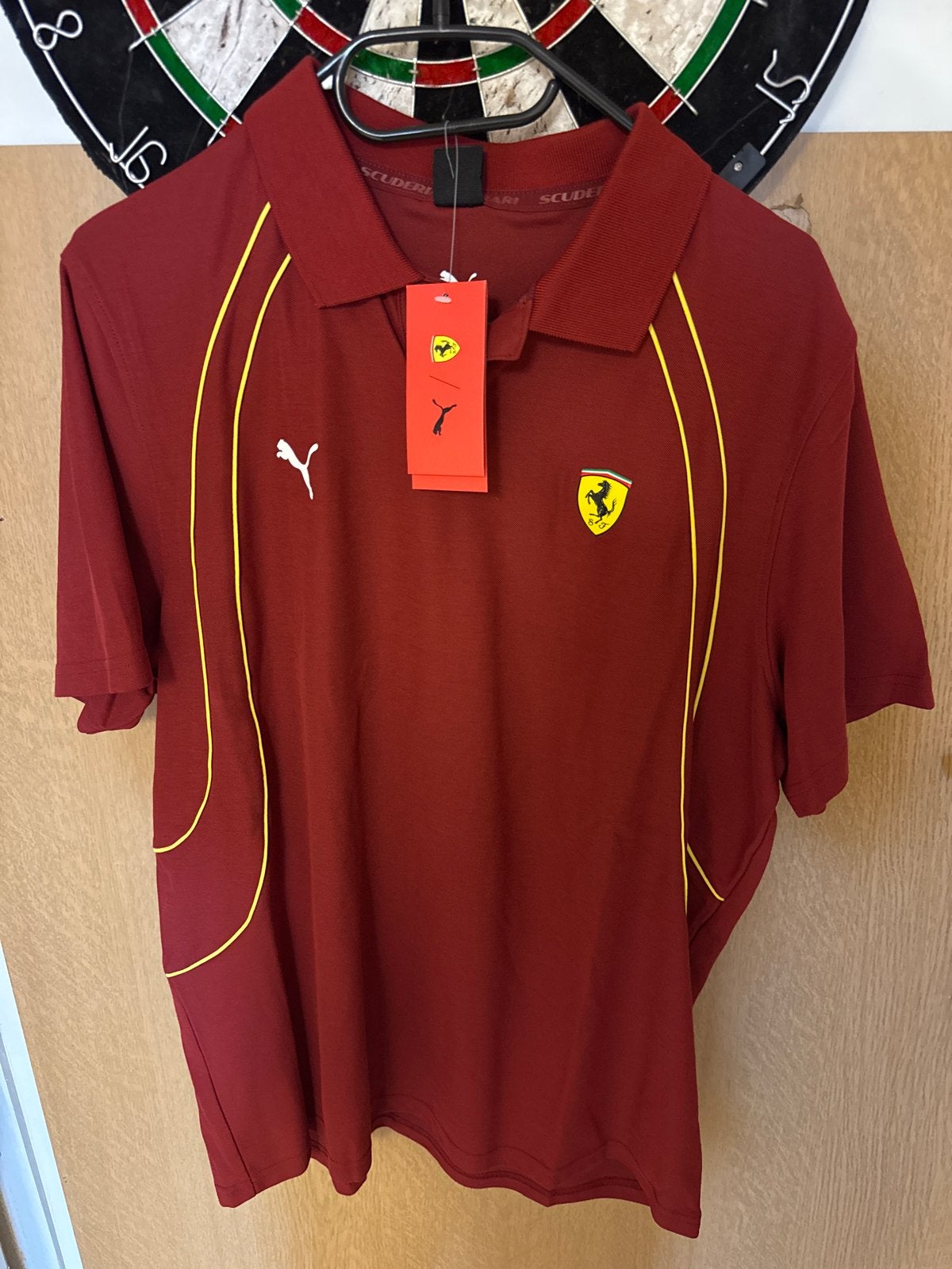Nieuw Ferrari Puma Poloshirt - Maat L, Ophalen, Nieuw, Maat 52/54 (L), Rood