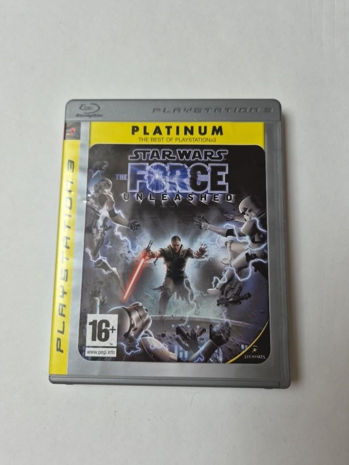 Star Wars: The Force Unleashed Platinum Edition PS3, Spelcomputers en Games, Avontuur en Actie, Gebruikt, LucasArts, 1 speler