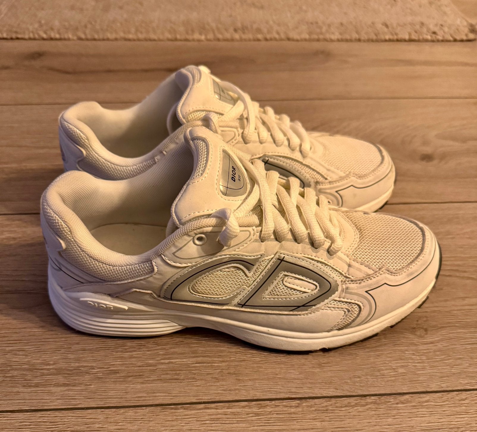 Dior B30 White, Wit, Ophalen of Verzenden, Sneakers of Gympen, Gedragen