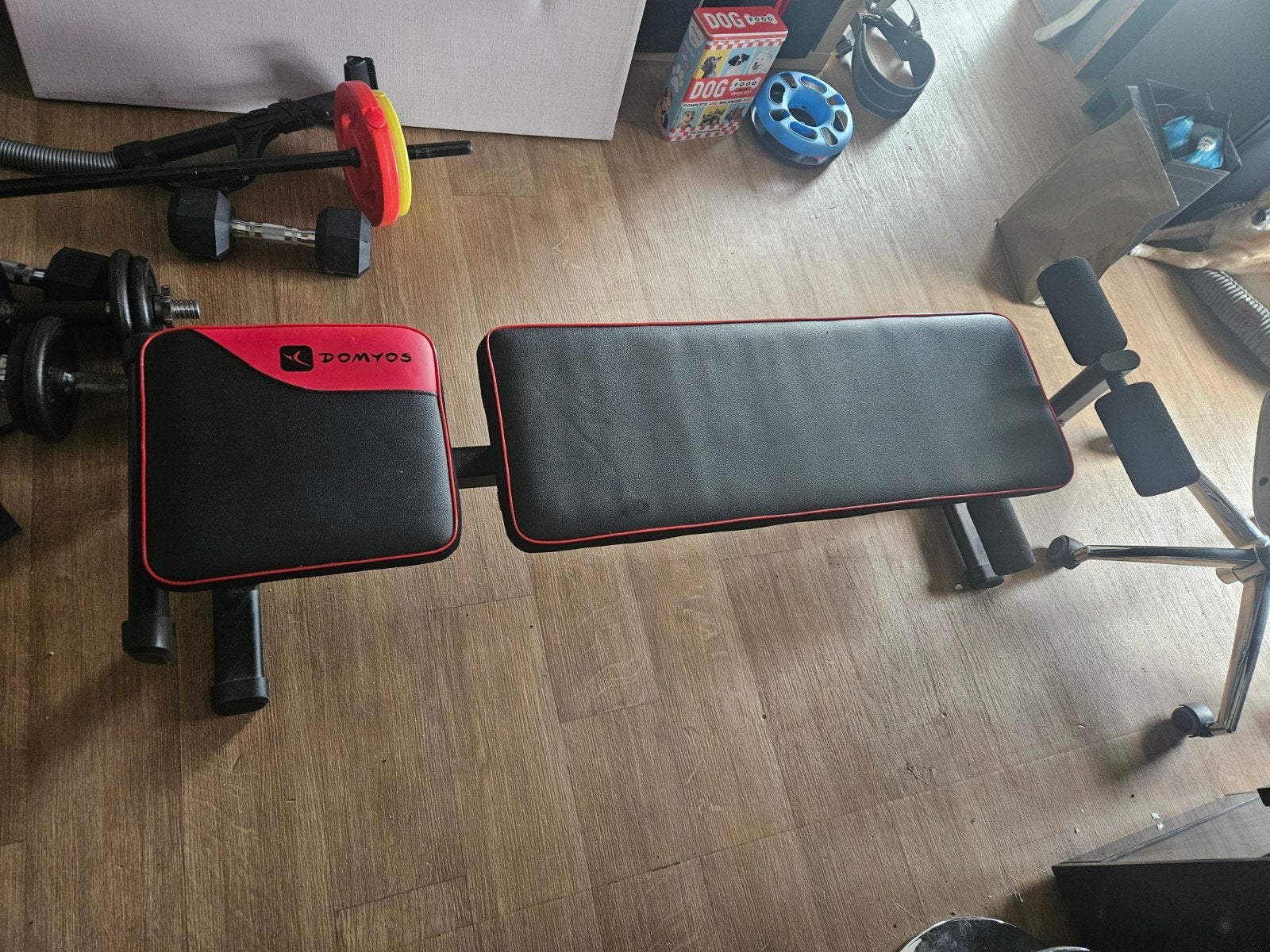 Zo goed als nieuwe fitnessbank - verstelbaar Domyos, Ophalen, Benen, Overige typen, Zo goed als nieuw