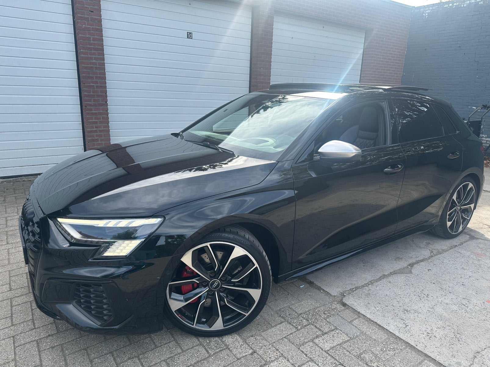 Audi S3 Sportback Quattro 310PK | Pano | B&O |Camera, Auto's, Automaat, Zwart, 4 cilinders, 1984 cc