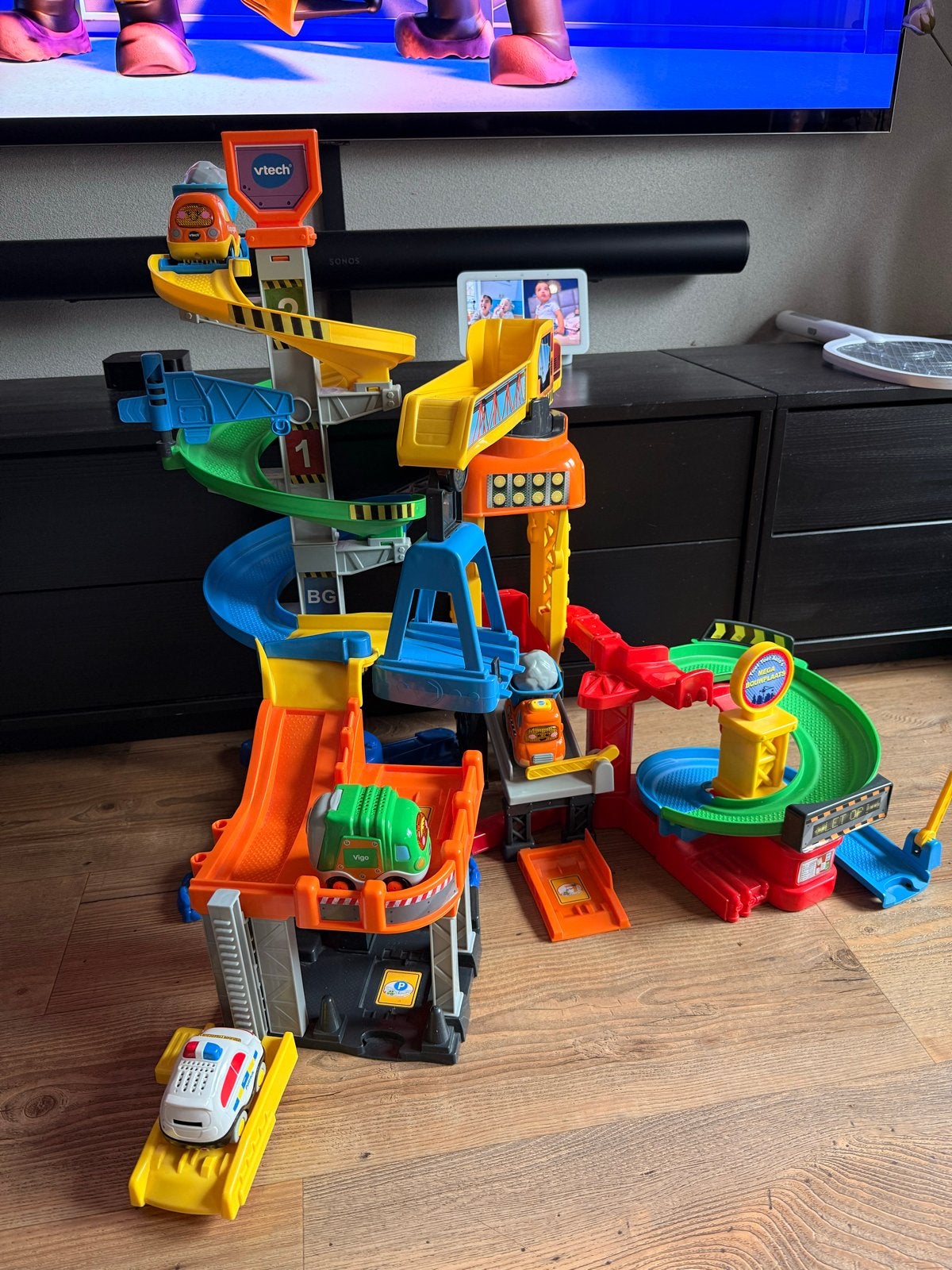 VTech Toet Toet Auto's Mega Bouwplaats – incl. 4 Auto's!, Kinderen en Baby's, Speelgoed | Vtech, Ophalen, Gebruikt, 6 maanden tot 2 jaar