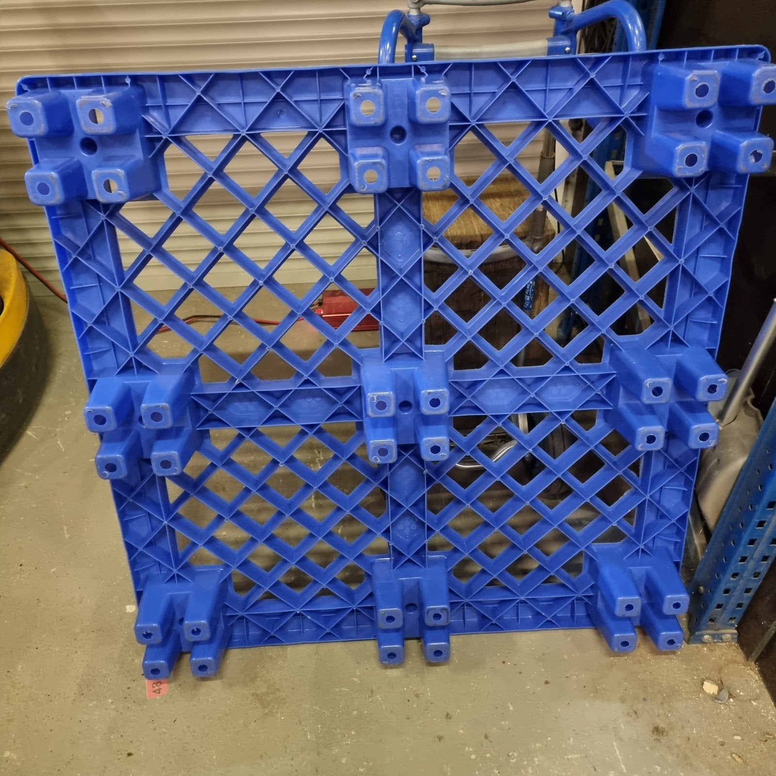 Stapelbare kunststof pallets 110x110x14cm, Ophalen of Verzenden
