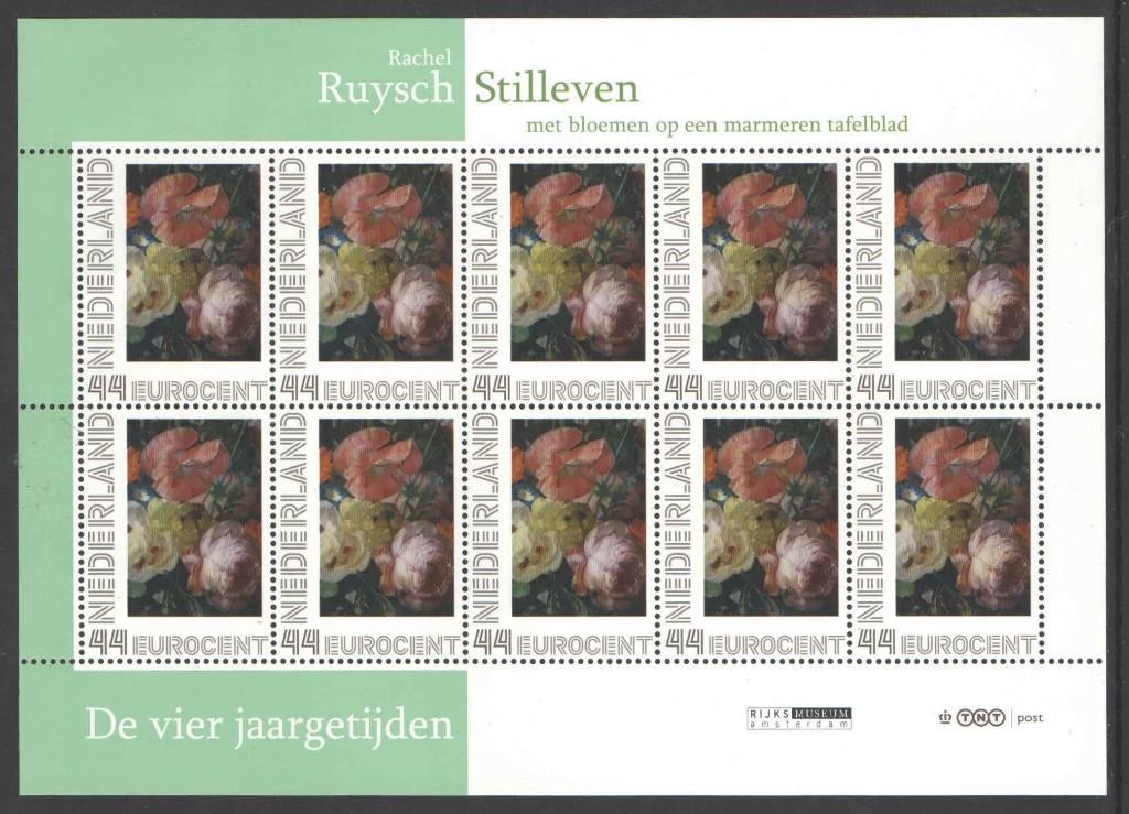 Postzegels De 4 Jaargetijden: Stilleven, Postzegels en Munten, Postzegels | Nederland, Ophalen of Verzenden, Na 1940, Postfris