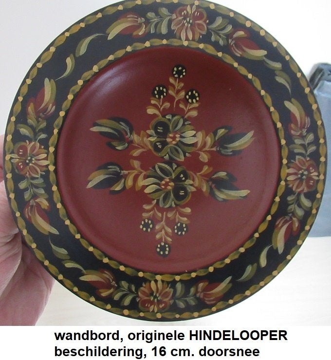 HINDELOOPER houten wandbord, nieuw staat, Antiek en Kunst, Ophalen of Verzenden