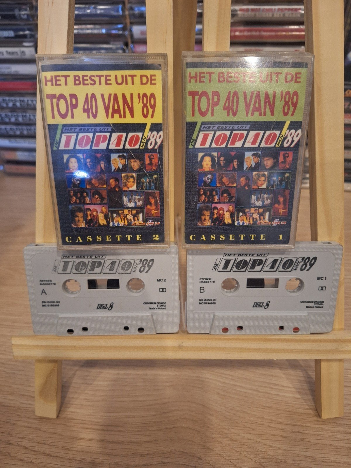 Het Beste Uit De Top 40 Van '89 - Cassette 1 & 2, Cd's en Dvd's, Cassettebandjes, Gebruikt, 2 t/m 25 bandjes, Ophalen of Verzenden