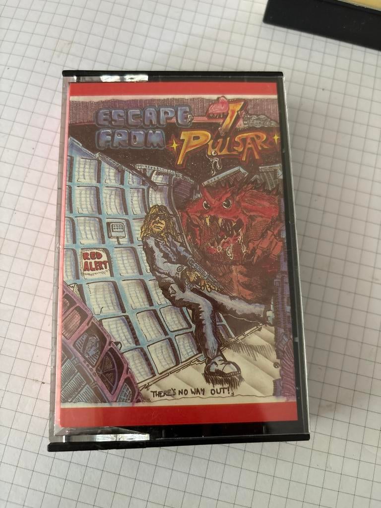 Escape From Pulsar 7 - Vintage Cassette Game (1983), Ophalen of Verzenden, Zo goed als nieuw