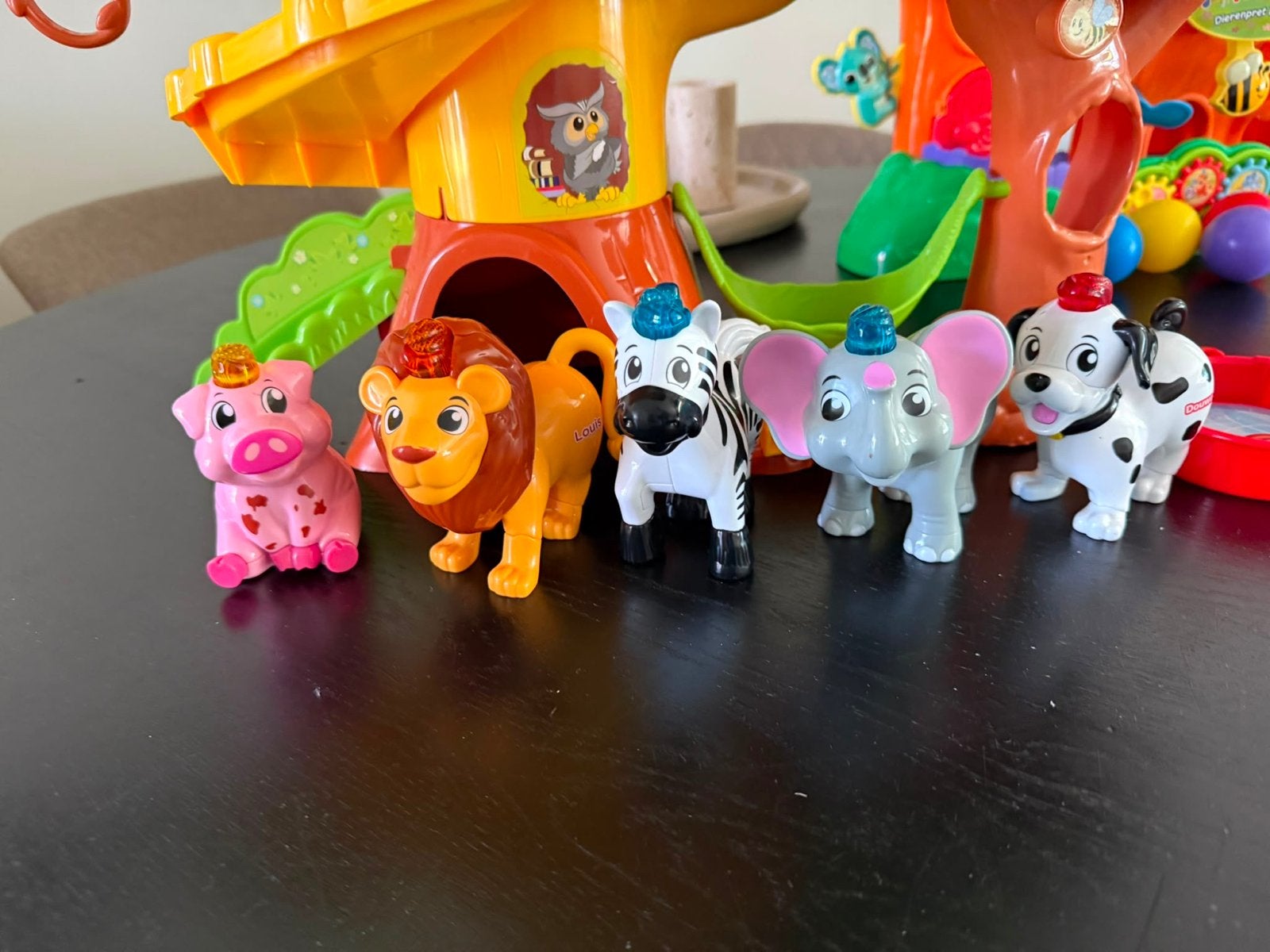 VTech Zoef Zoef Dieren Boomhuis Speelset met Dieren, Ophalen, Zo goed als nieuw, Overige typen, Met licht
