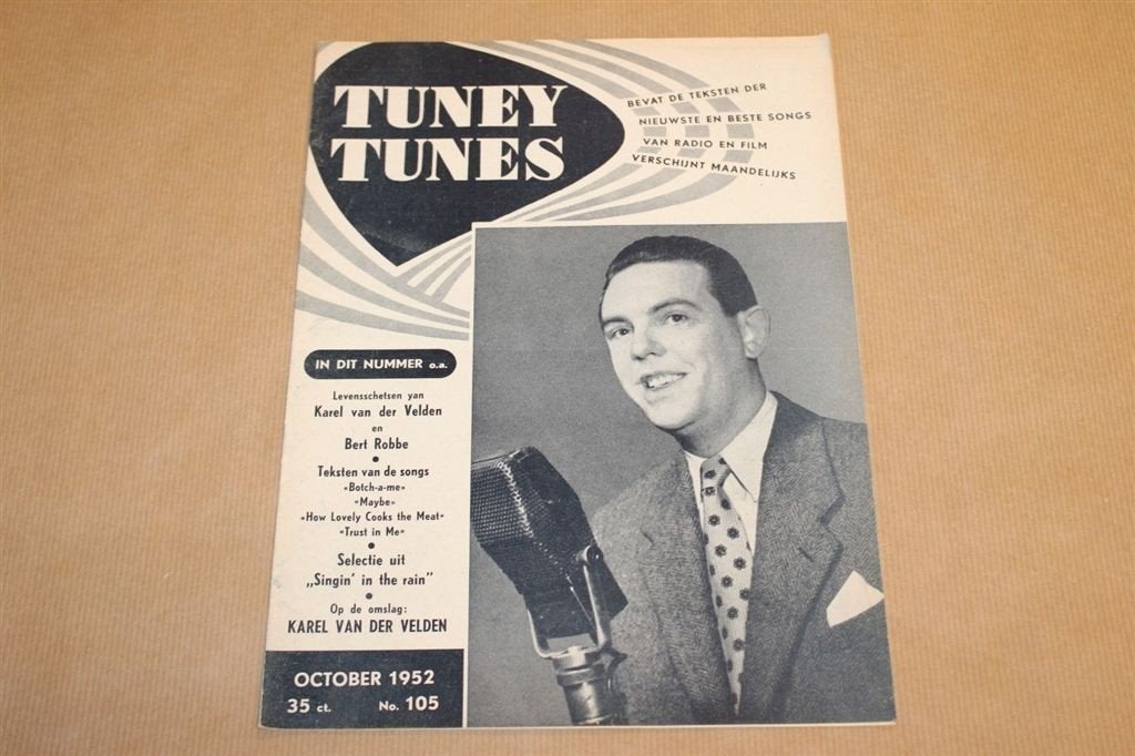 Tuney Tunes - No. 105 - October 1952, Ophalen of Verzenden, 1940 tot 1960, Knipsel(s)