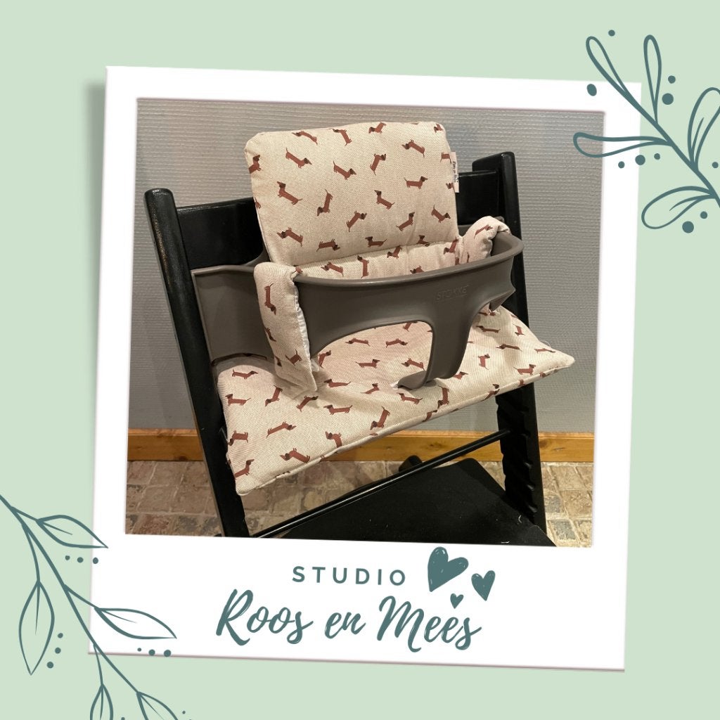 Stokke Tripp Trapp kussenset - nieuw en handgemaakt!, Ophalen of Verzenden, Nieuw, Meegroeistoel, Stoelverkleiner