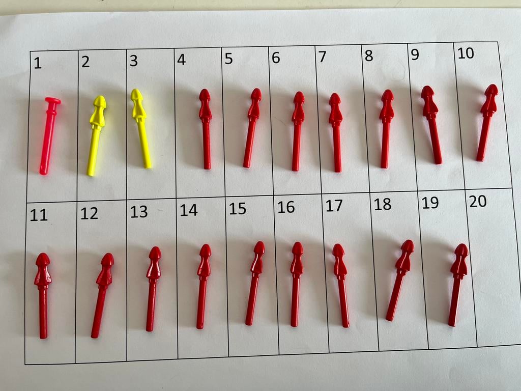 Playmobil onderdelen: pijlen, Ophalen of Verzenden, Zo goed als nieuw, Los playmobil