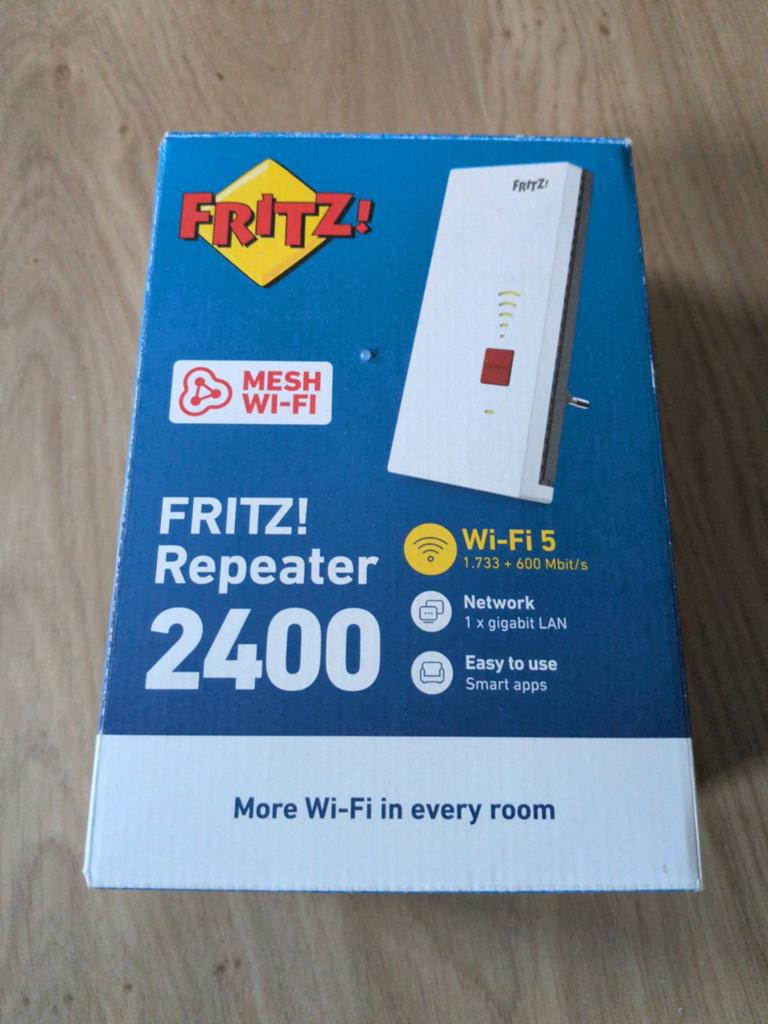 FRITZ! FRITZ!Repeater, Computers en Software, WiFi-versterkers, Ophalen of Verzenden, Zo goed als nieuw, FRITZ!