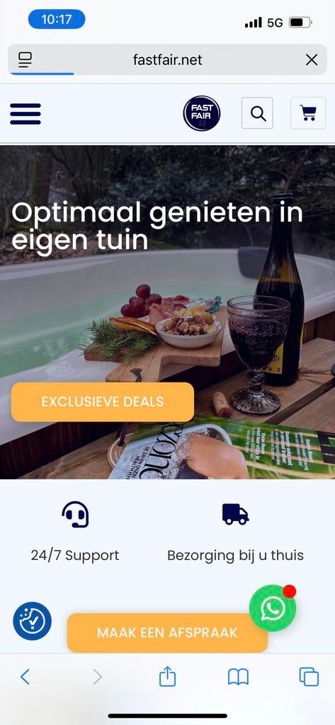 Hottub 200cm + deksel ( meerdere 2e hands ) gebruikt, Ophalen, 7921AE, Fast Fair b.v., Zo goed als nieuw