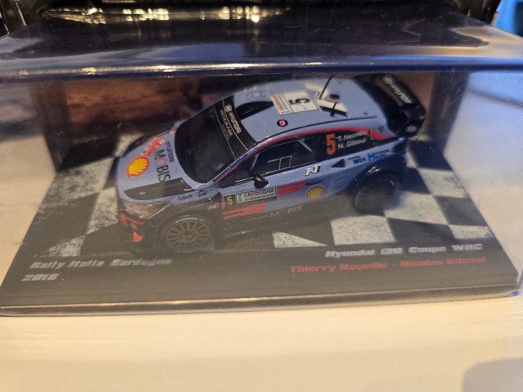Hyundai i20 coupe wrc rally 2018, Hobby en Vrije tijd, Modelauto's | 1:43, Ophalen of Verzenden, Nieuw, Auto, Overige merken