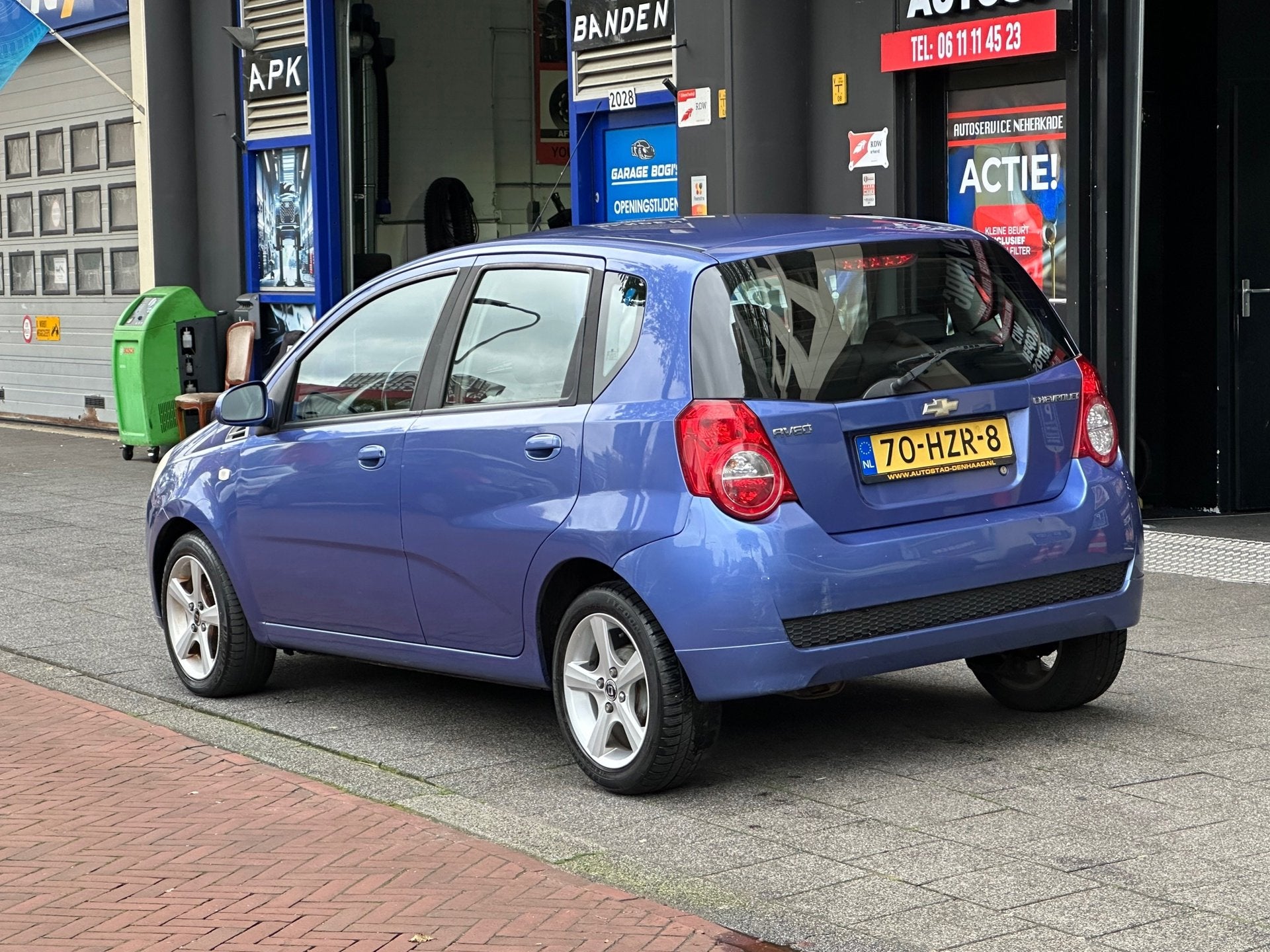 Chevrolet Aveo 1.4 16V LS 5 Deurs Airco, Auto's, Voorwielaandrijving, Aveo, Verwarmde buitenspiegels, Origineel Nederlands