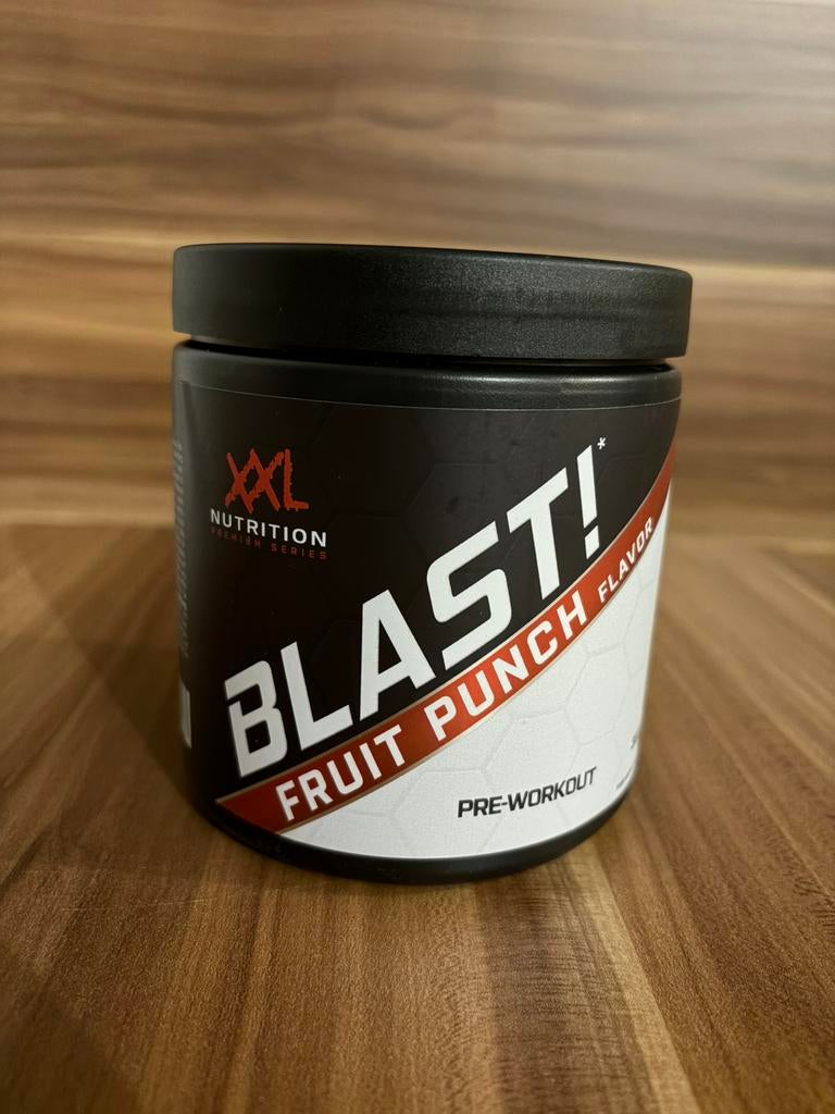 XXL Nutrition Blast Pre-Workout Fruit Punch, Sport en Fitness, Gezondheidsproducten en Wellness, Ophalen of Verzenden, Nieuw, Poeder of Drank