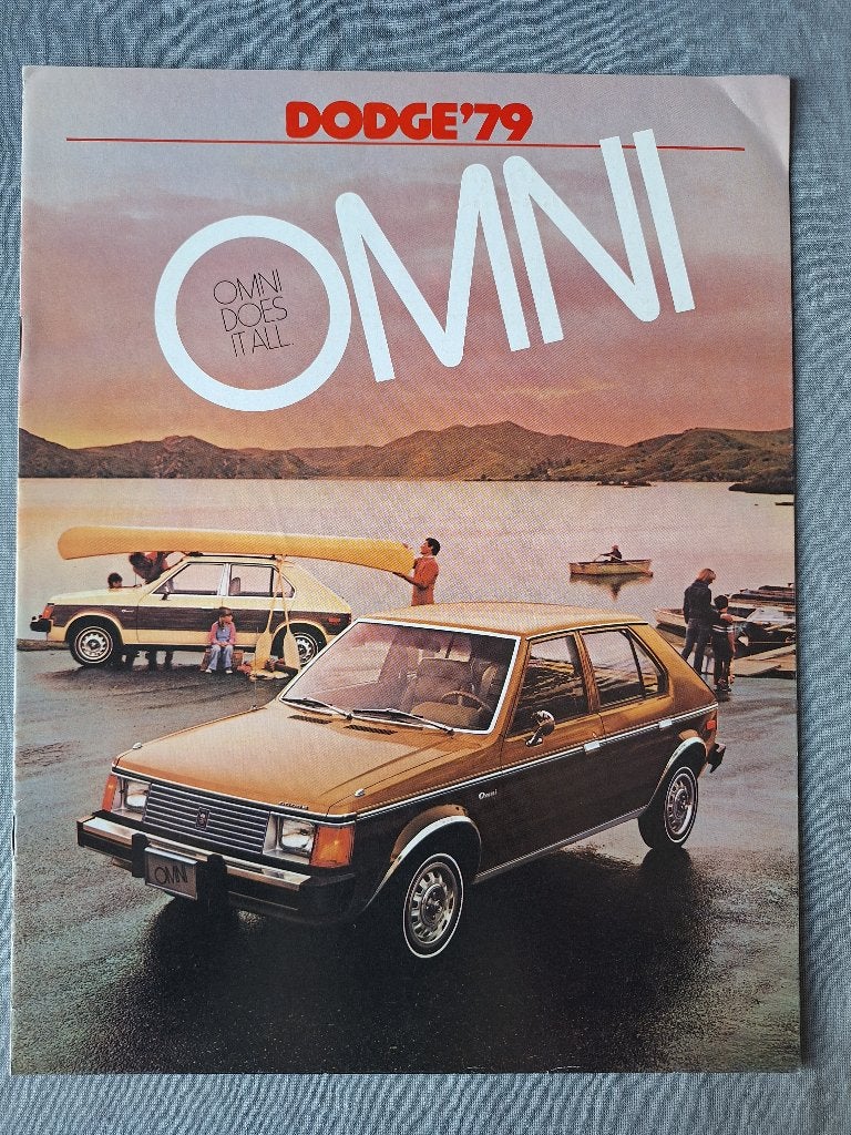 Brochure DODGE OMNI - 1979 USA, Verzenden, Gelezen, Overige merken