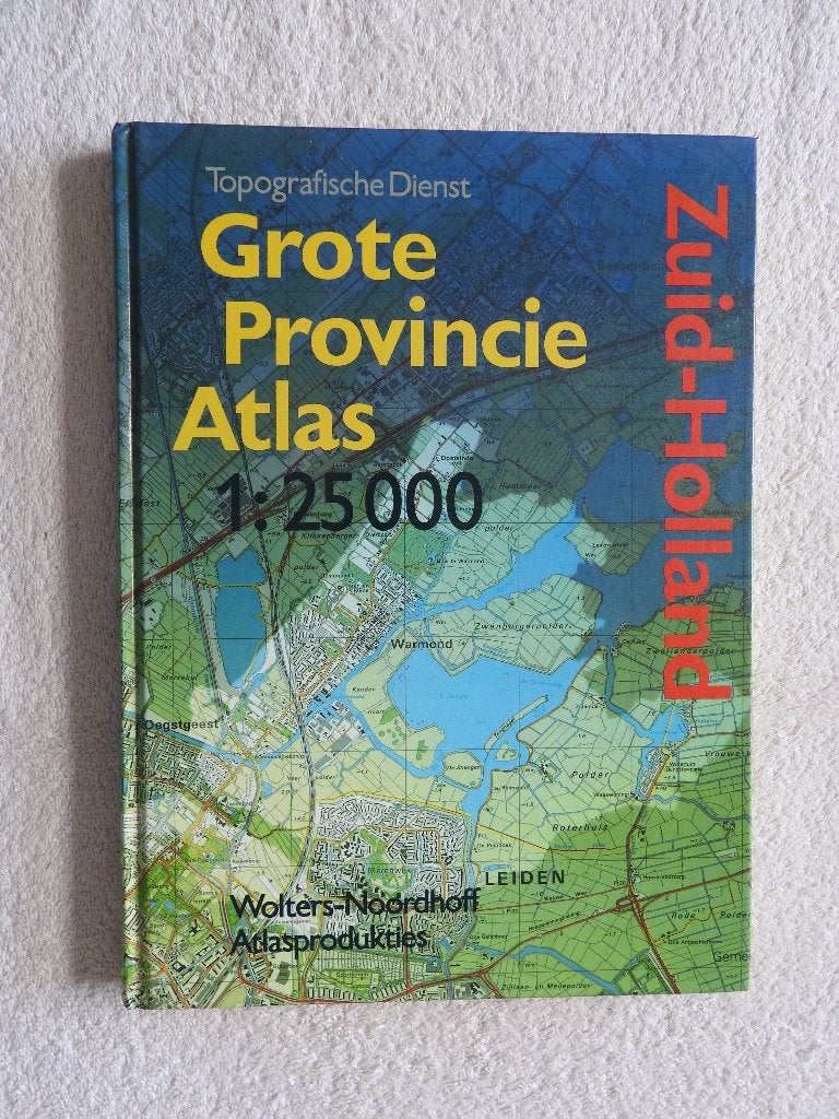Grote Provincie Atlas 1: 25000 - Zuid-Holland, Boeken, Ophalen of Verzenden, 1800 tot 2000, Nederland, Landkaart