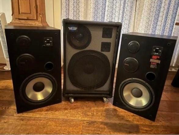 Custom Sound CS815X + 2x Acoustic Audio H-CD12 – Set profess, Ophalen of Verzenden, Gebruikt, Overige merken