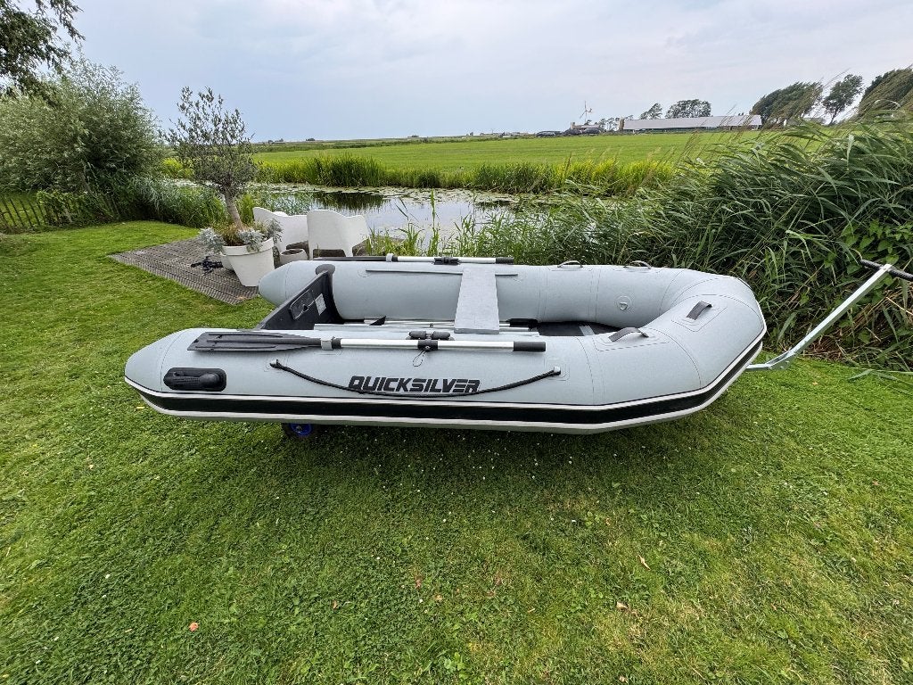 Quicksilver 300 Sport (alu vlonder) - met handtrailer, Ophalen, Aluminium, Quicksilver, Gebruikt