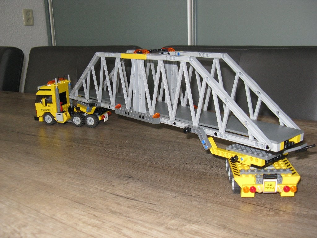 lego 7900 groot brug transport met instructie, Ophalen of Verzenden, Lego