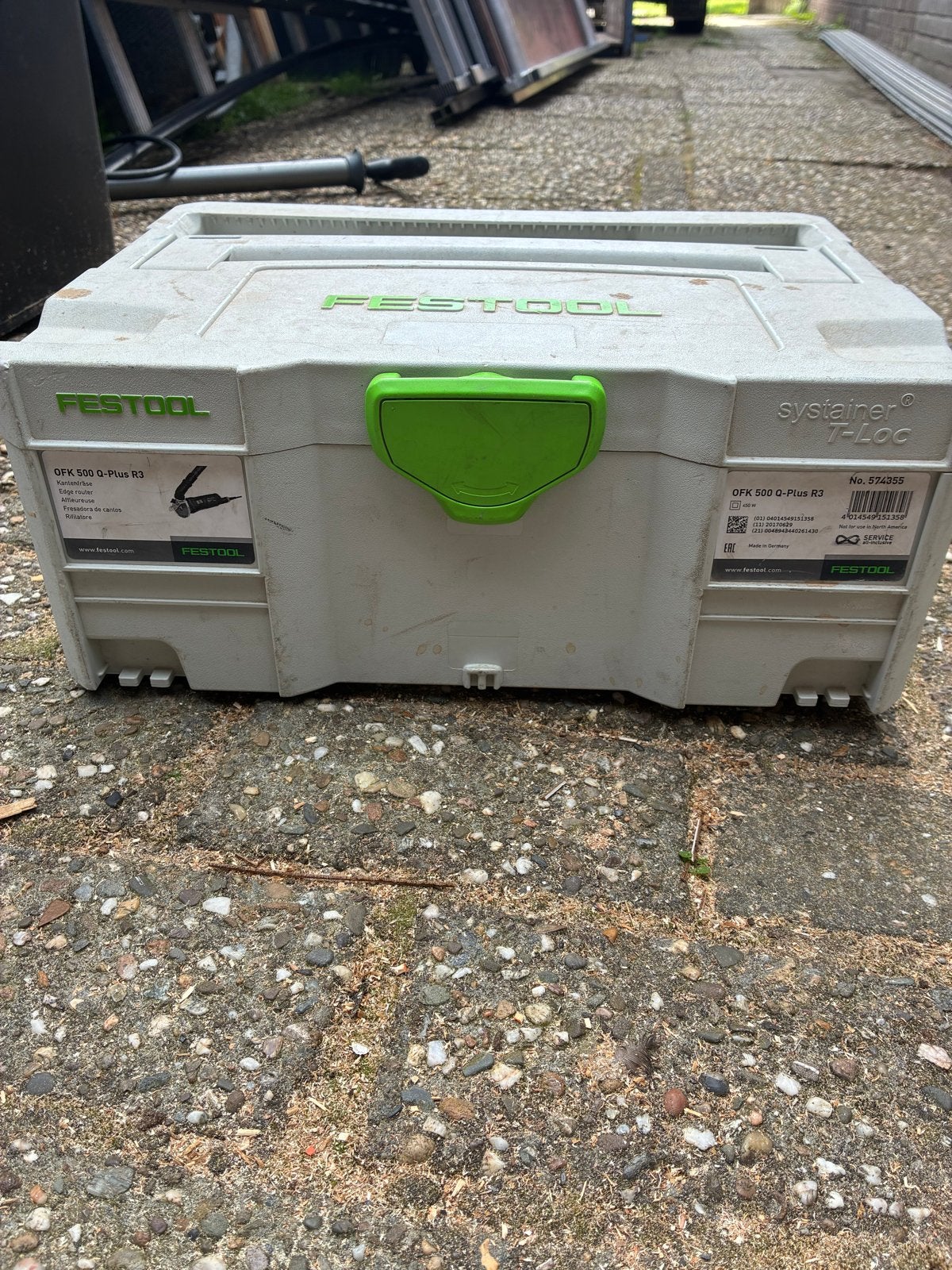 Festool OFK 500 Q-Plus R3 Kantenfrees in Systainer, Ophalen, Gebruikt, Elektrisch, Kantenfrees
