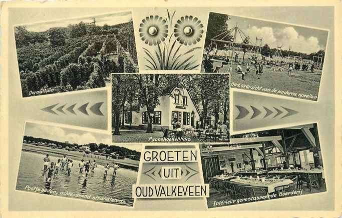 301-148-017 Bussum Groeten uit Oud Valkeveen, Verzenden, Voor 1920, Noord-Holland