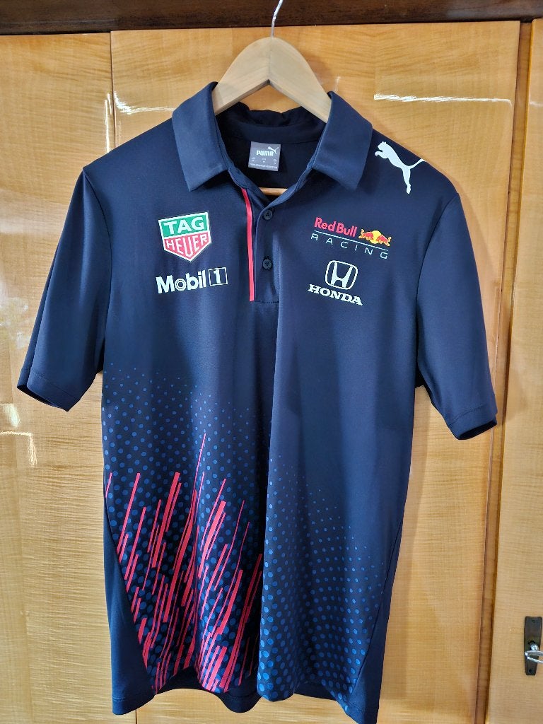 Origineel Red Bull F1 shirt, Ophalen of Verzenden, Zo goed als nieuw, Maat 48/50 (M), Blauw