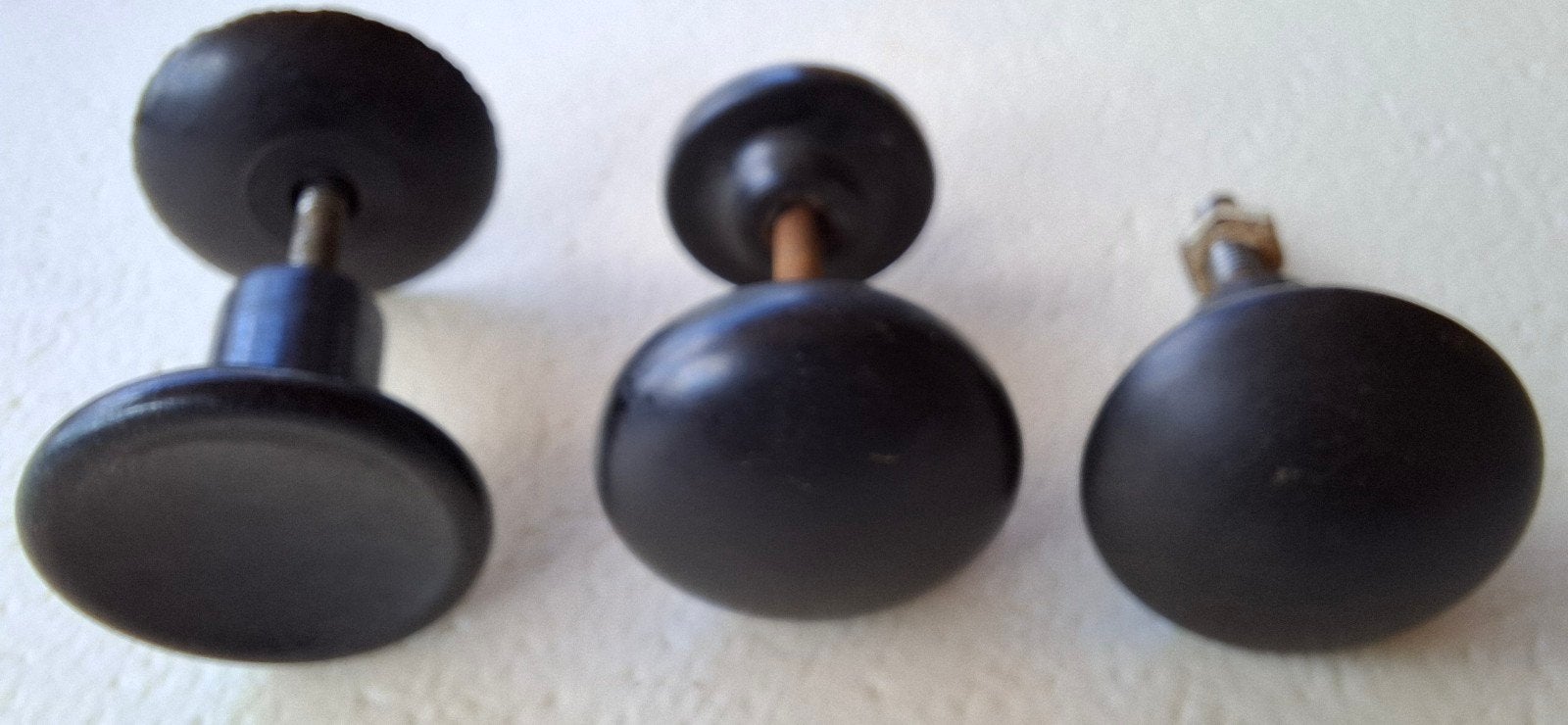 3 Vintage Deurknop Kastknop Bakeliet Philite, Ophalen of Verzenden, Gebruikt