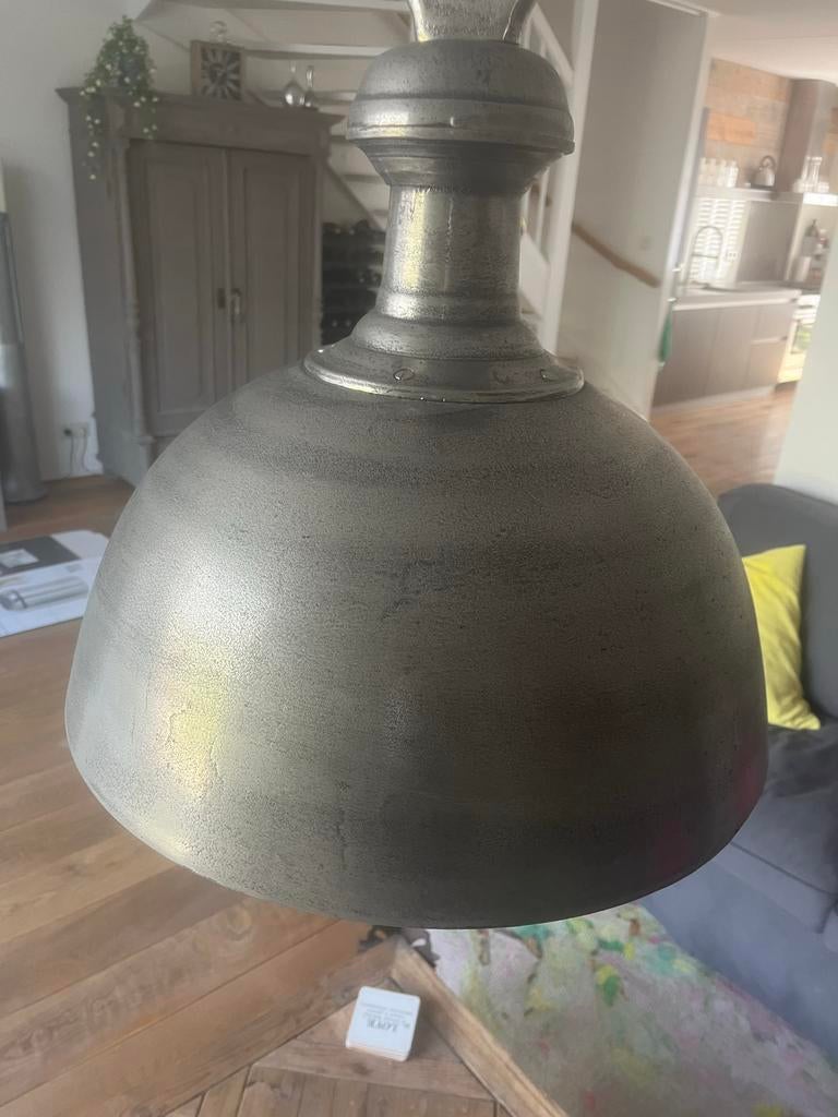 PTMD Hanglamp industrieel design, Huis en Inrichting, Lampen | Hanglampen, Ophalen, Zo goed als nieuw, Metaal, 75 cm of meer