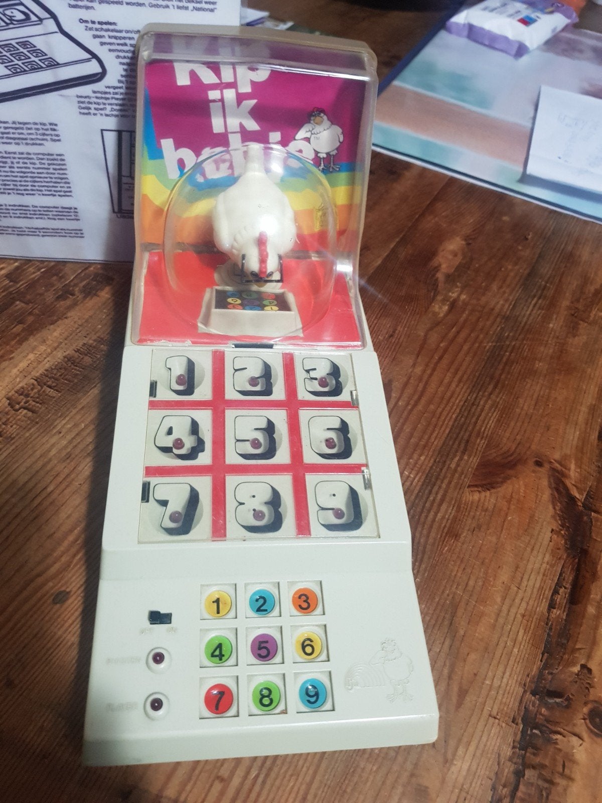 Kip ik heb je vintage retro  jaren 80 game ., 1 speler, Ophalen of Verzenden, Zo goed als nieuw, Vanaf 3 jaar