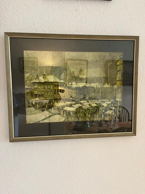 Aquarel Jos Rovers, Ophalen of Verzenden