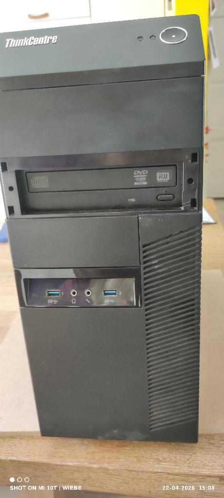 PC Lenovo SNEL EN DEGELIJK, Computers en Software, Desktop Pc's, Gebruikt, Intel Core i3-4130 (2x 3,4 GHz / 3 MB Cache / 64-bit / 54 Watt)