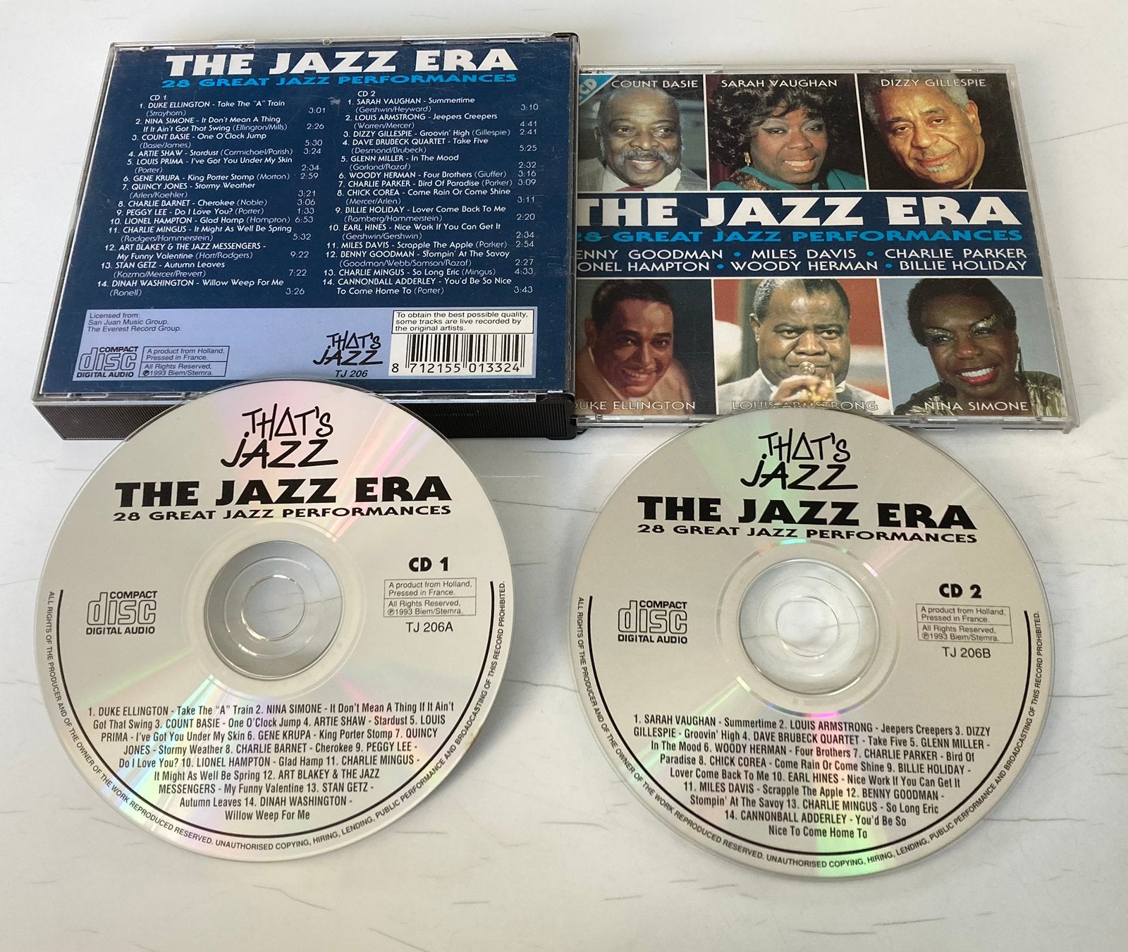 The Jazz Era - 28 great jazz performances (2 cd /nieuwstaat), Ophalen of Verzenden, Zo goed als nieuw, Jazz en Blues