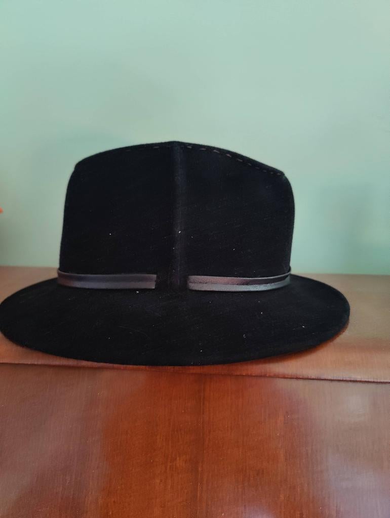 Marone Fedora hoed met 59, Kleding | Heren, Hoeden en Petten, Marone, Hoed, Ophalen of Verzenden, Zo goed als nieuw