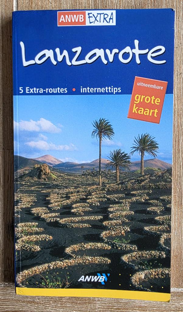 ANWB Extra Reisgids Lanzarote, Boeken, ANWB, Europa, Ophalen of Verzenden, Zo goed als nieuw