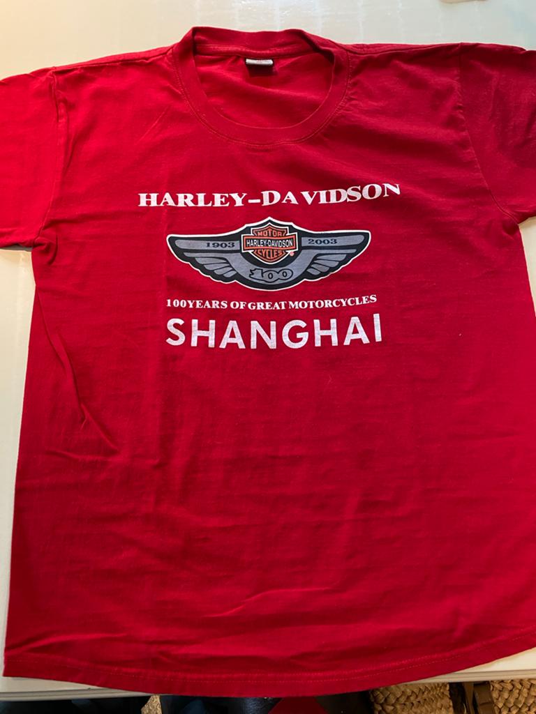 Harley-Davidson T-shirt Shanghai 100 jaar - XL, Ophalen of Verzenden, Zo goed als nieuw, Maat 56/58 (XL), Rood