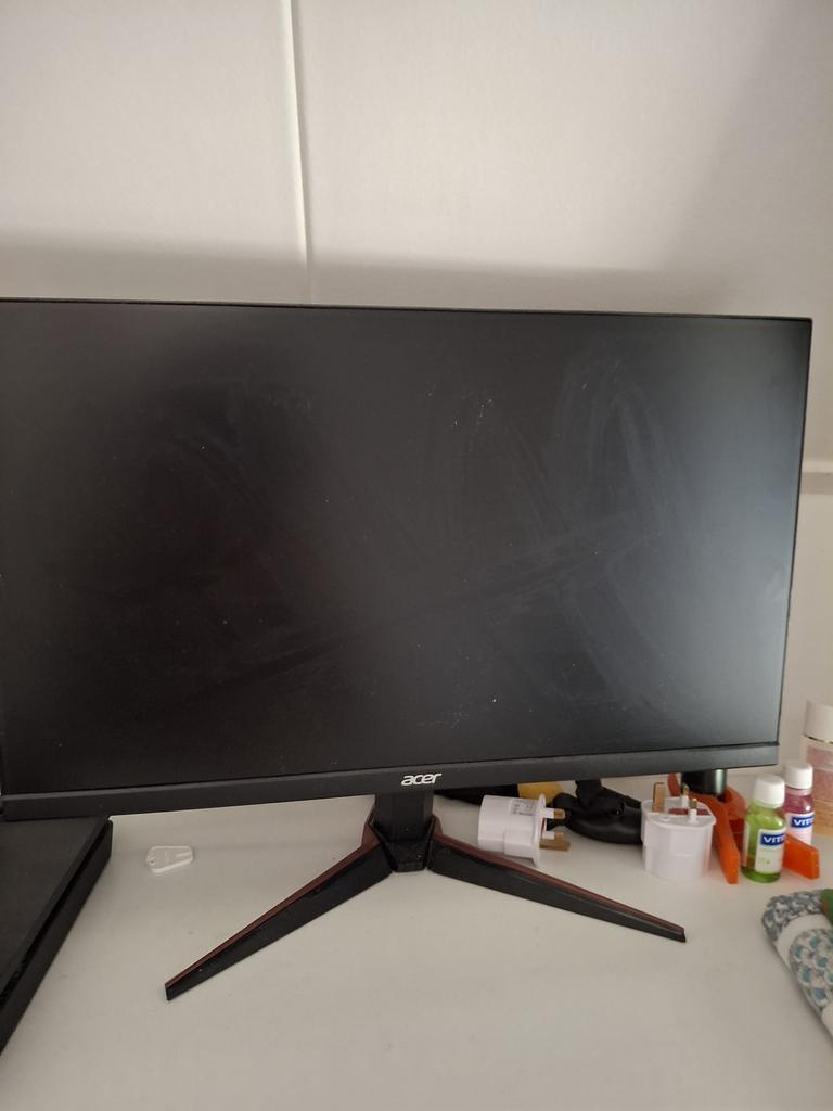 Sony PlayStation 4 Slim 500GB plus beeldscherm van Acer, Ophalen of Verzenden, Zo goed als nieuw