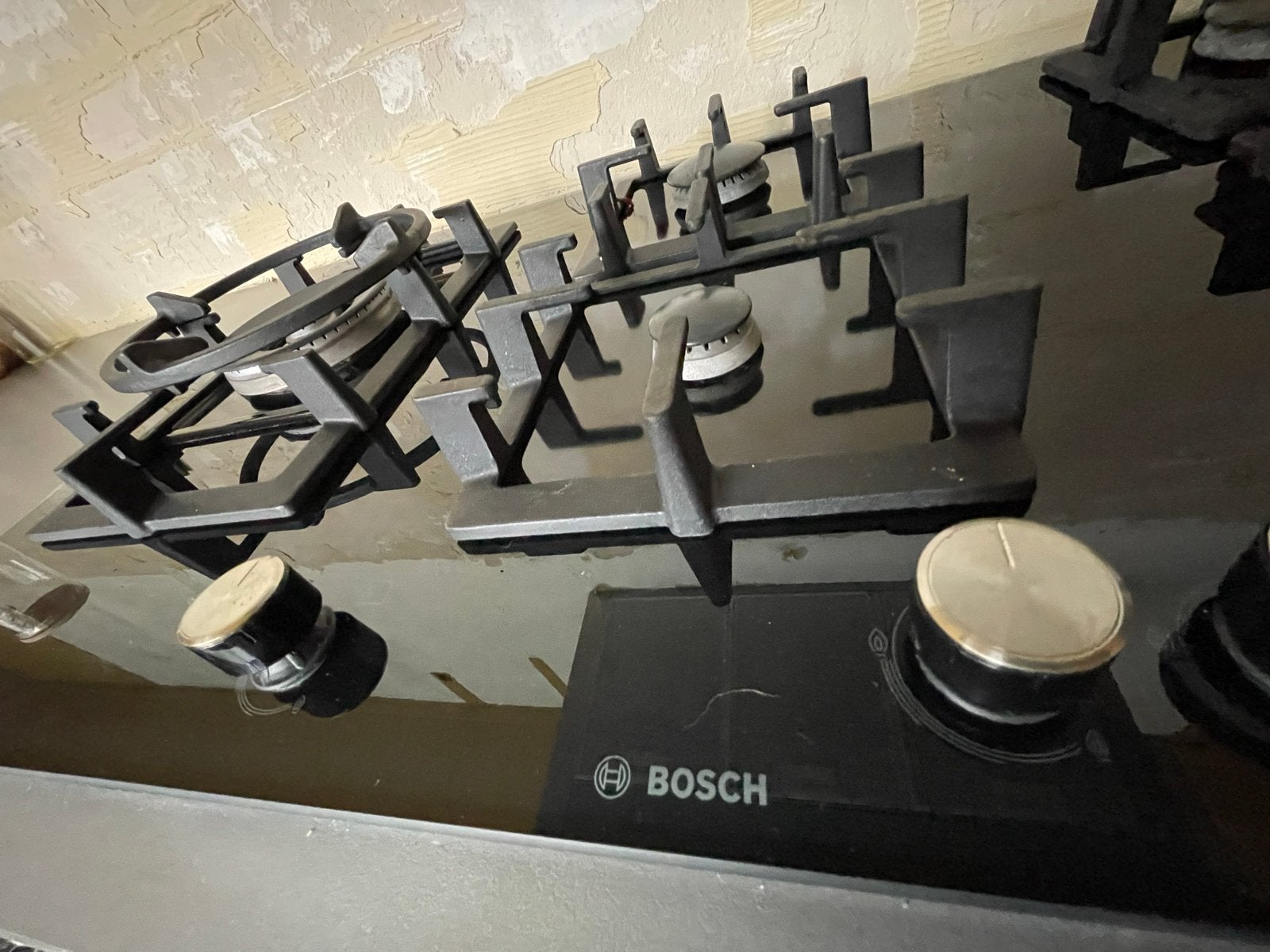 Bosch gaskookplaat met 5 kookzones, Ophalen, Gebruikt, Inbouw, Gas
